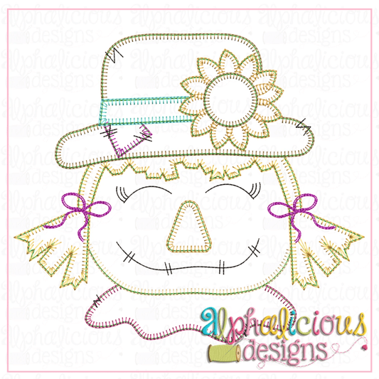 Fall Scarecrow with Sunflower- Blanket