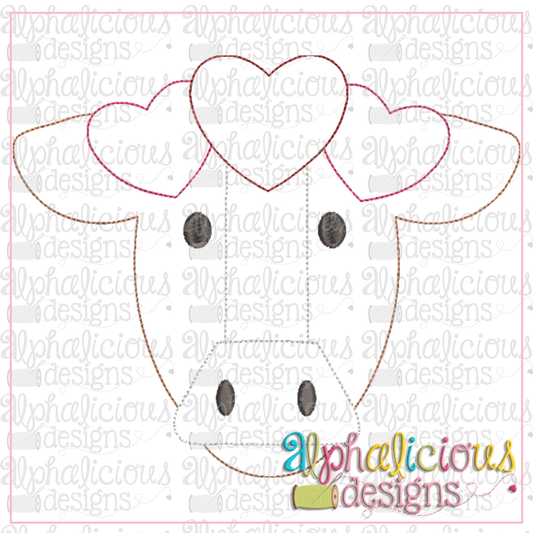 Farm Cow with Hearts-Triple Bean