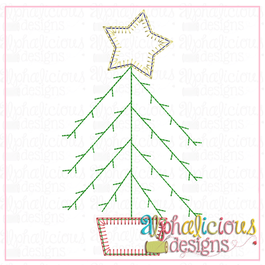 Farmhouse Tree with Star - Blanket