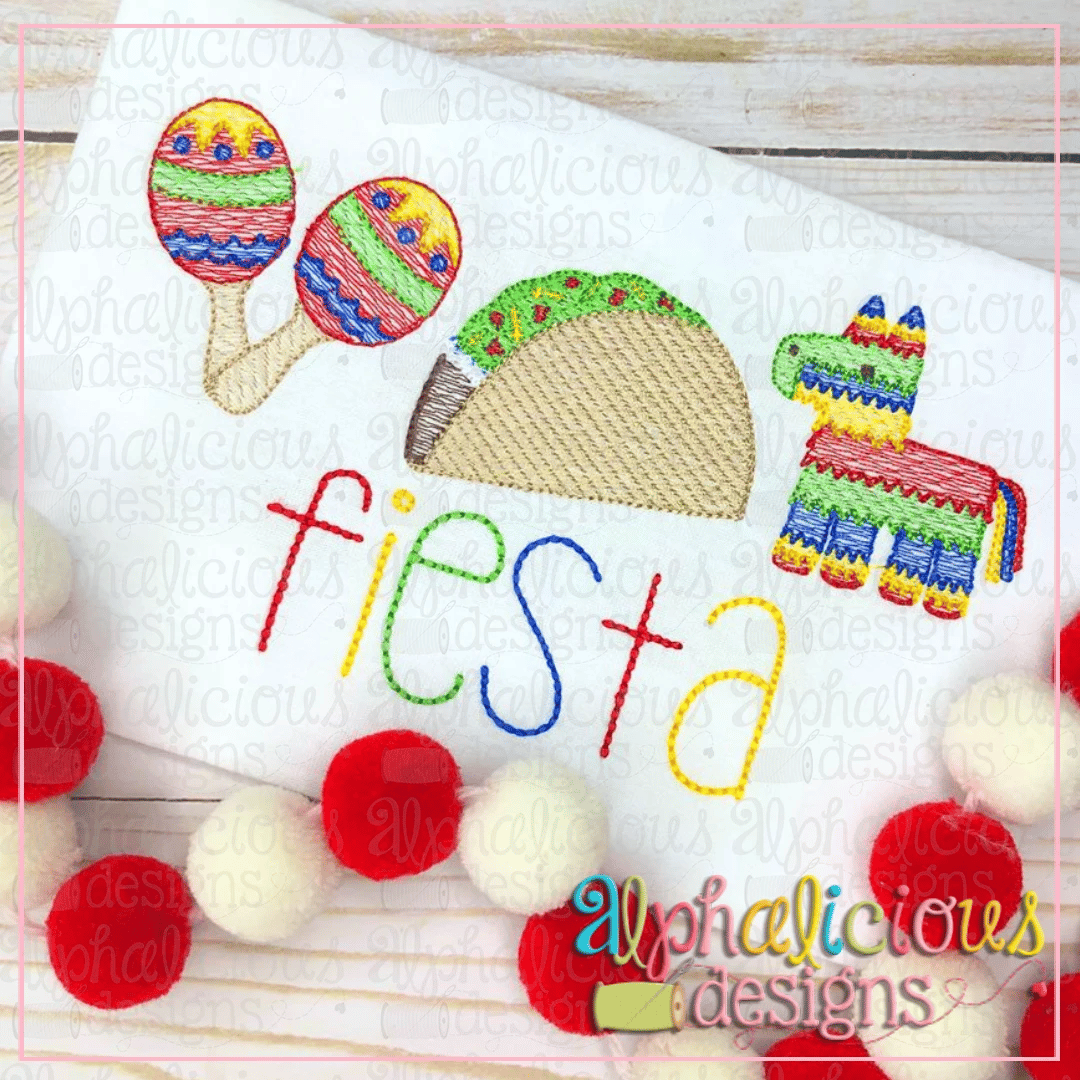 Fiesta Three In A Row-Sketch