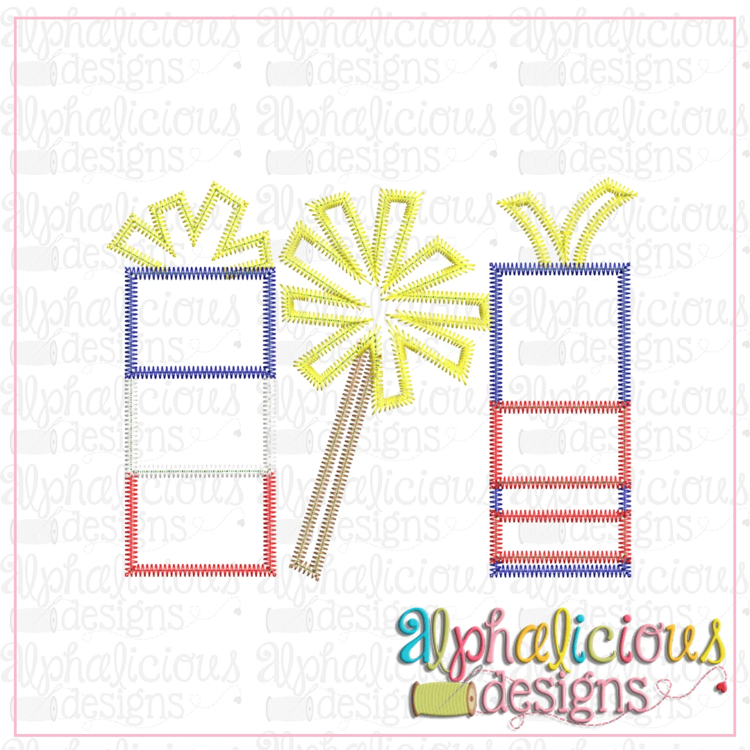 Fireworks Three In A Row-Zig Zag