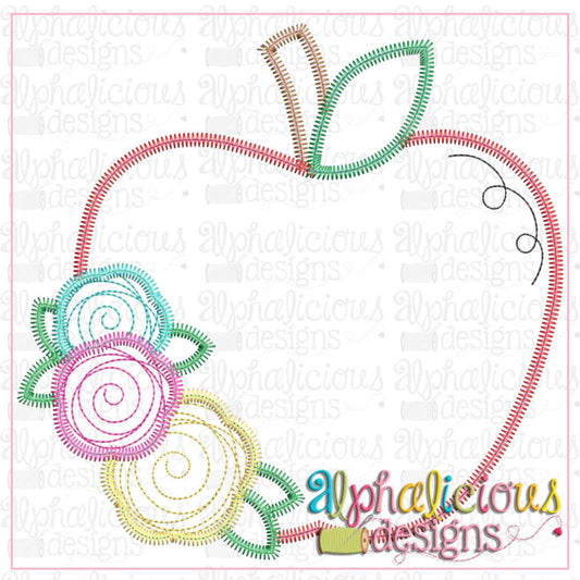 Floral Apple-Zig Zag