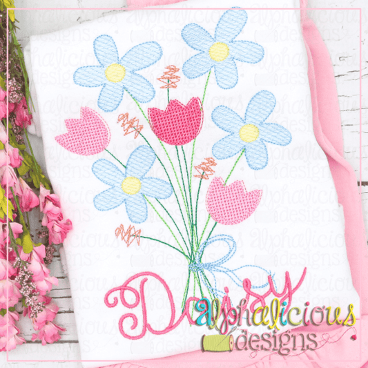 Floral Bouquet - Sketch