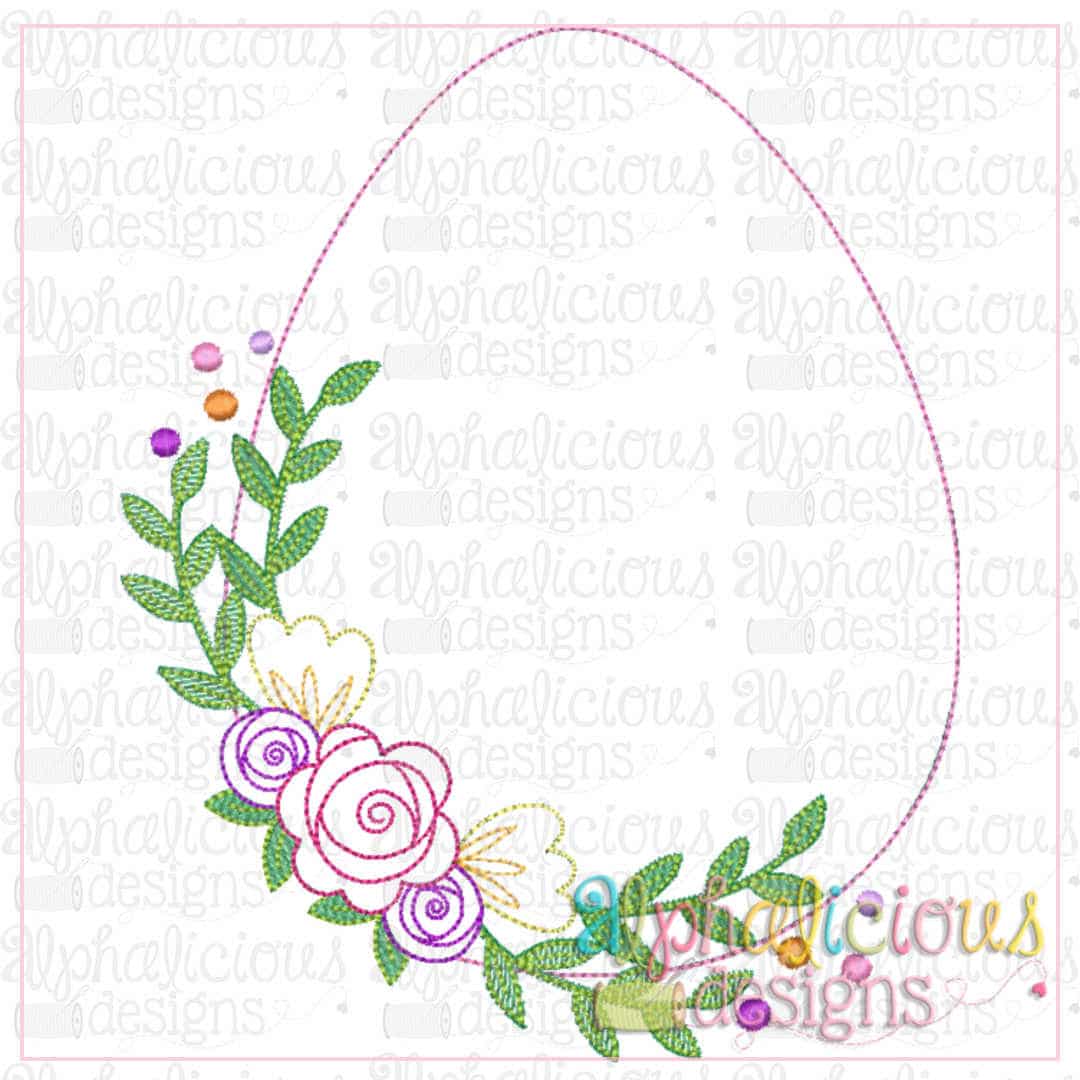 Floral Egg-Triple Bean