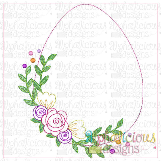 Floral Egg-Triple Bean