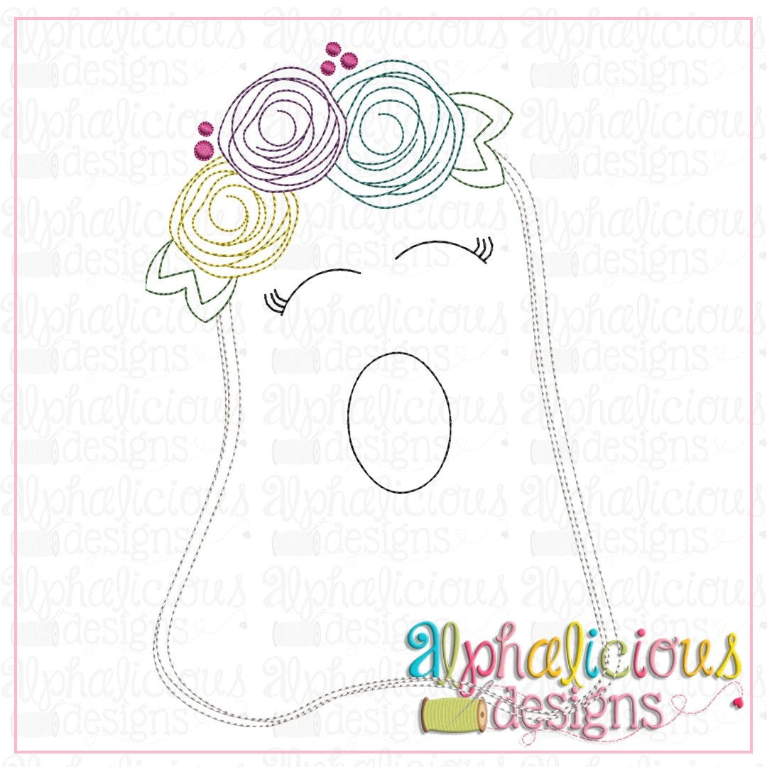 Floral Ghost-Scribble