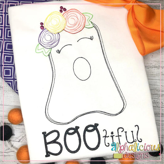 Floral Ghost-Scribble