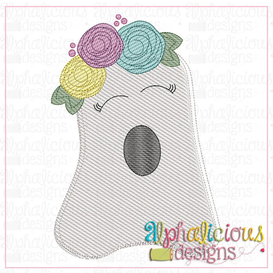 Floral Ghost-Sketch