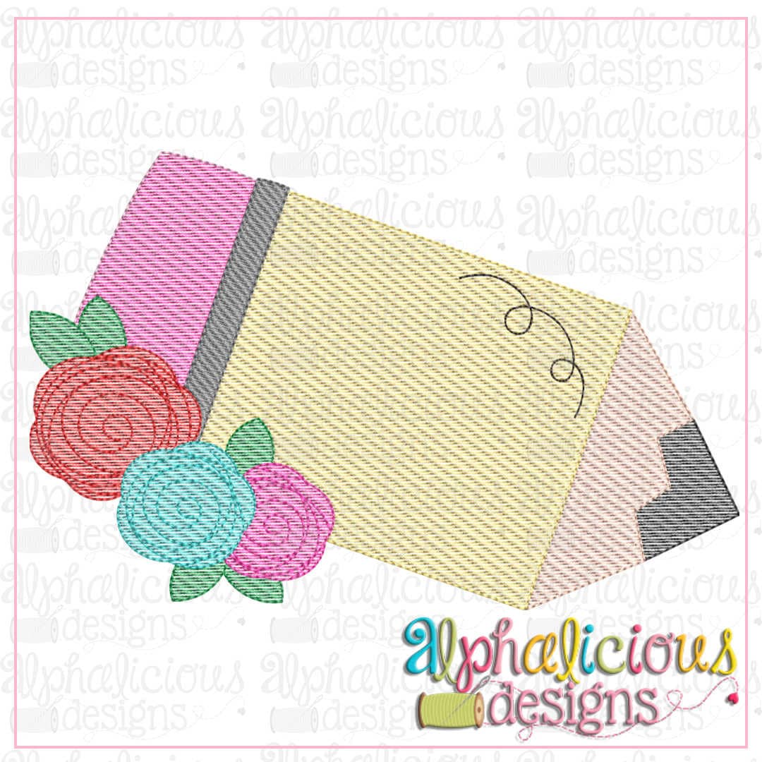 Floral Pencil-Sketch