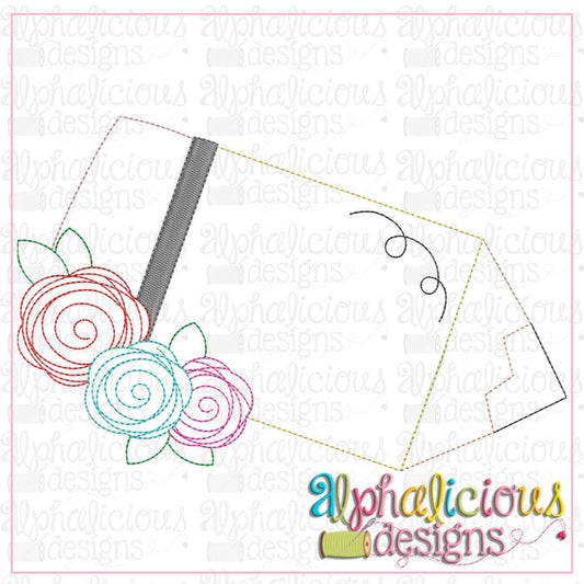 Floral Pencil-Triple Bean