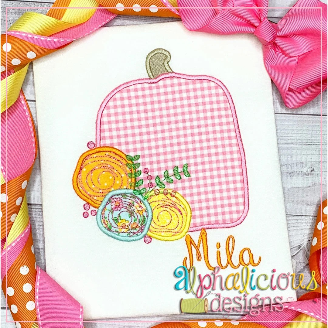 Floral Pumpkin-Satin
