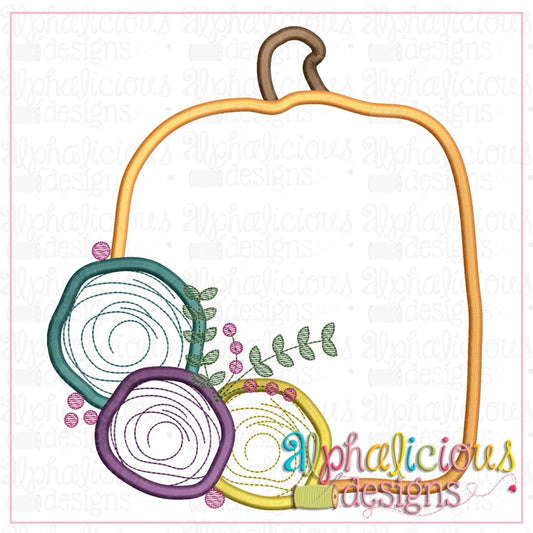 Floral Pumpkin-Satin