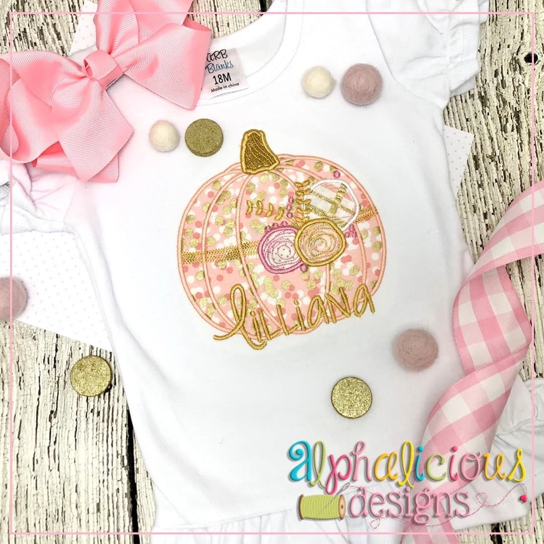 Floral Pumpkin 2-Satin