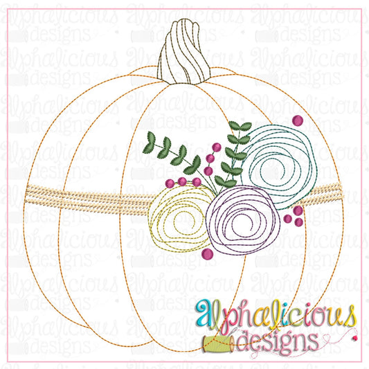 Floral Pumpkin 2-Triple Bean