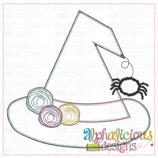 Floral Witch Hat-Blanket