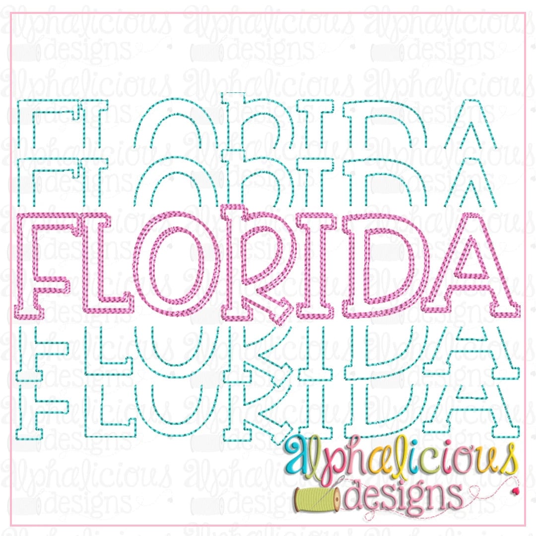 Florida Stacked-Scribble