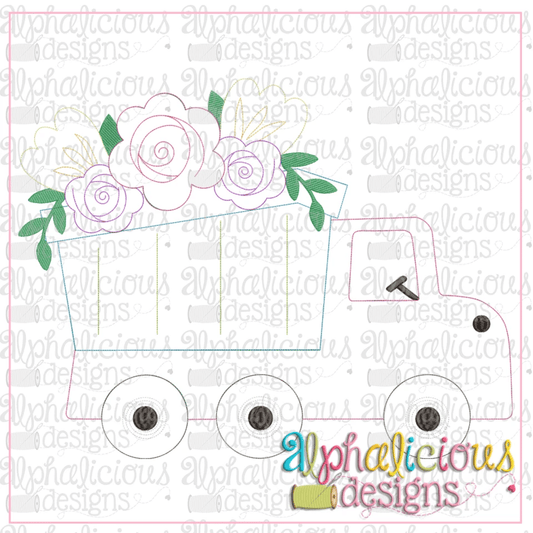 Flower Market Dump Truck-Triple Bean