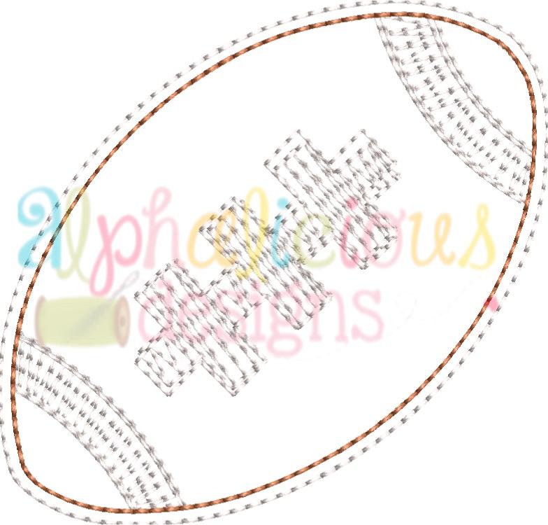 Football Feltie- Triple Bean