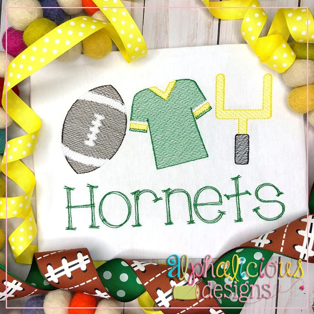 Football Game Three in a Row-Sketch
