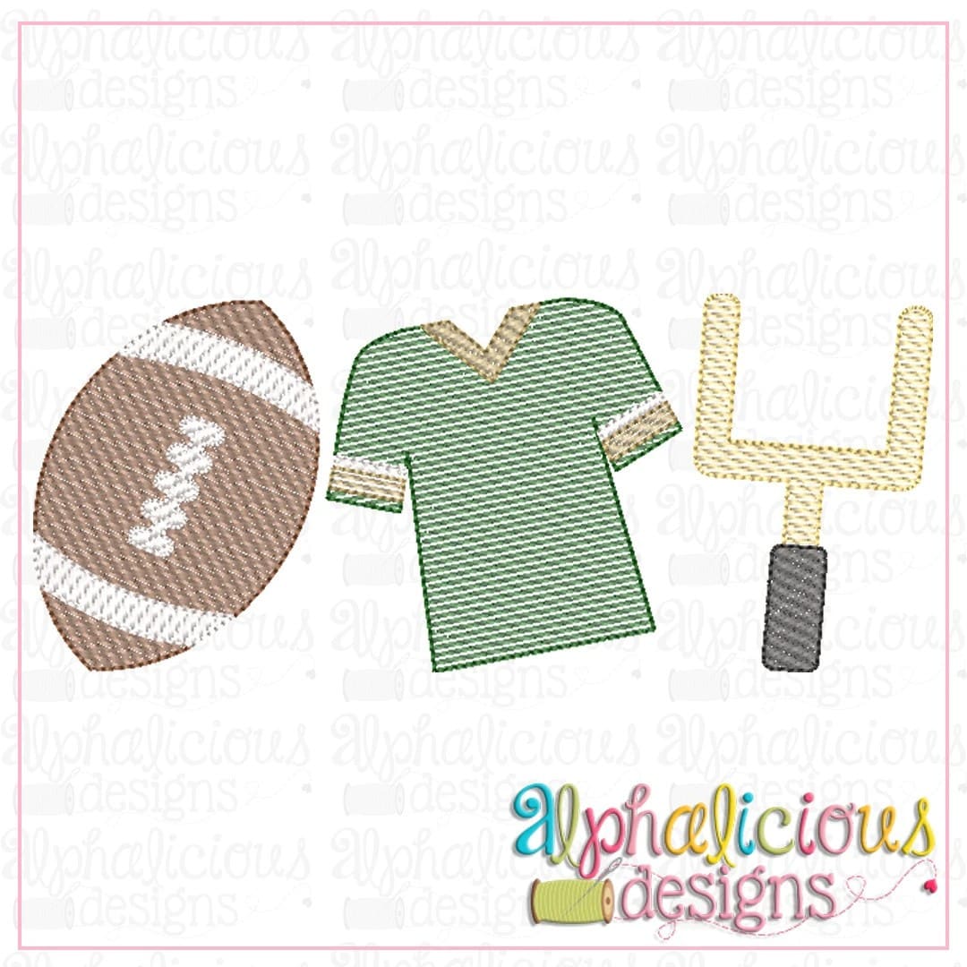 Football Game Three in a Row-Sketch