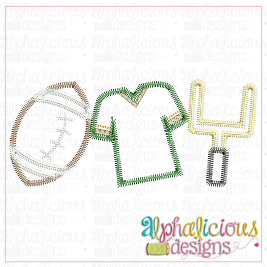 Football Game Three in a Row-ZigZag