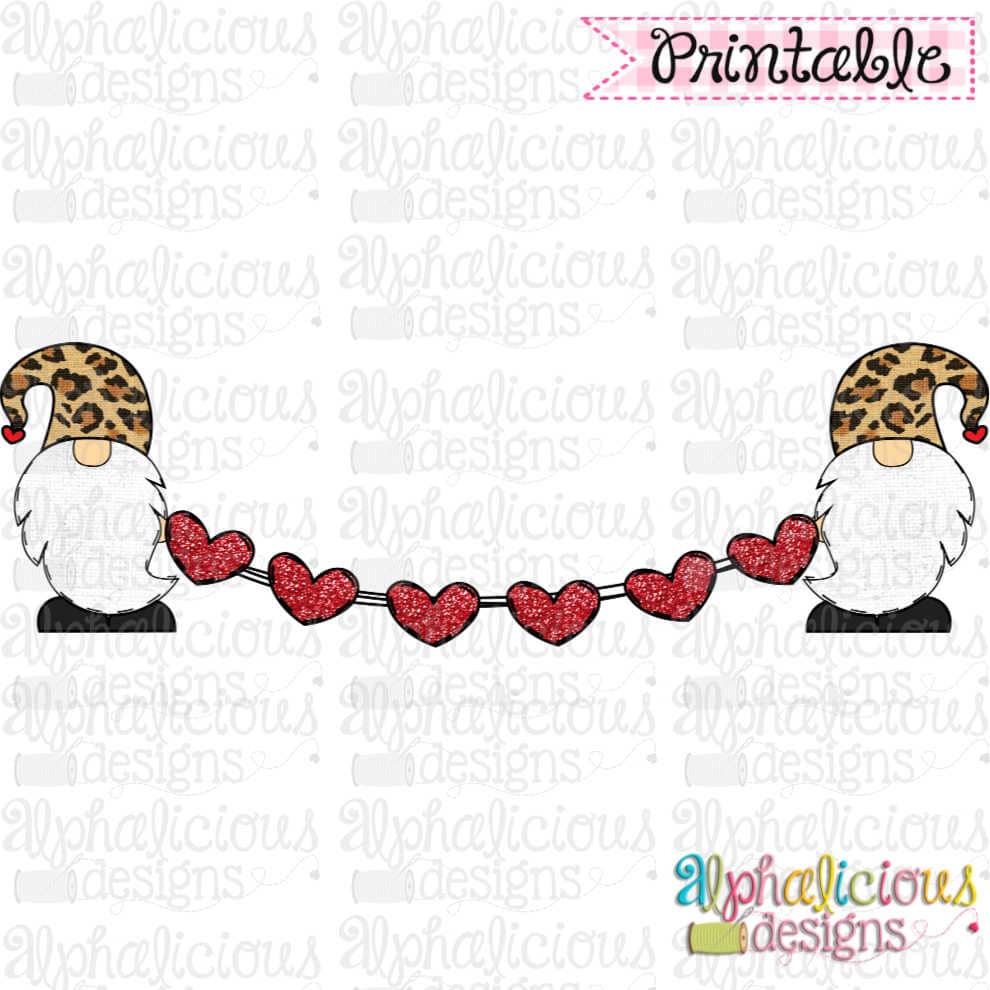 Gnomes-Bunting-Red and Leopard