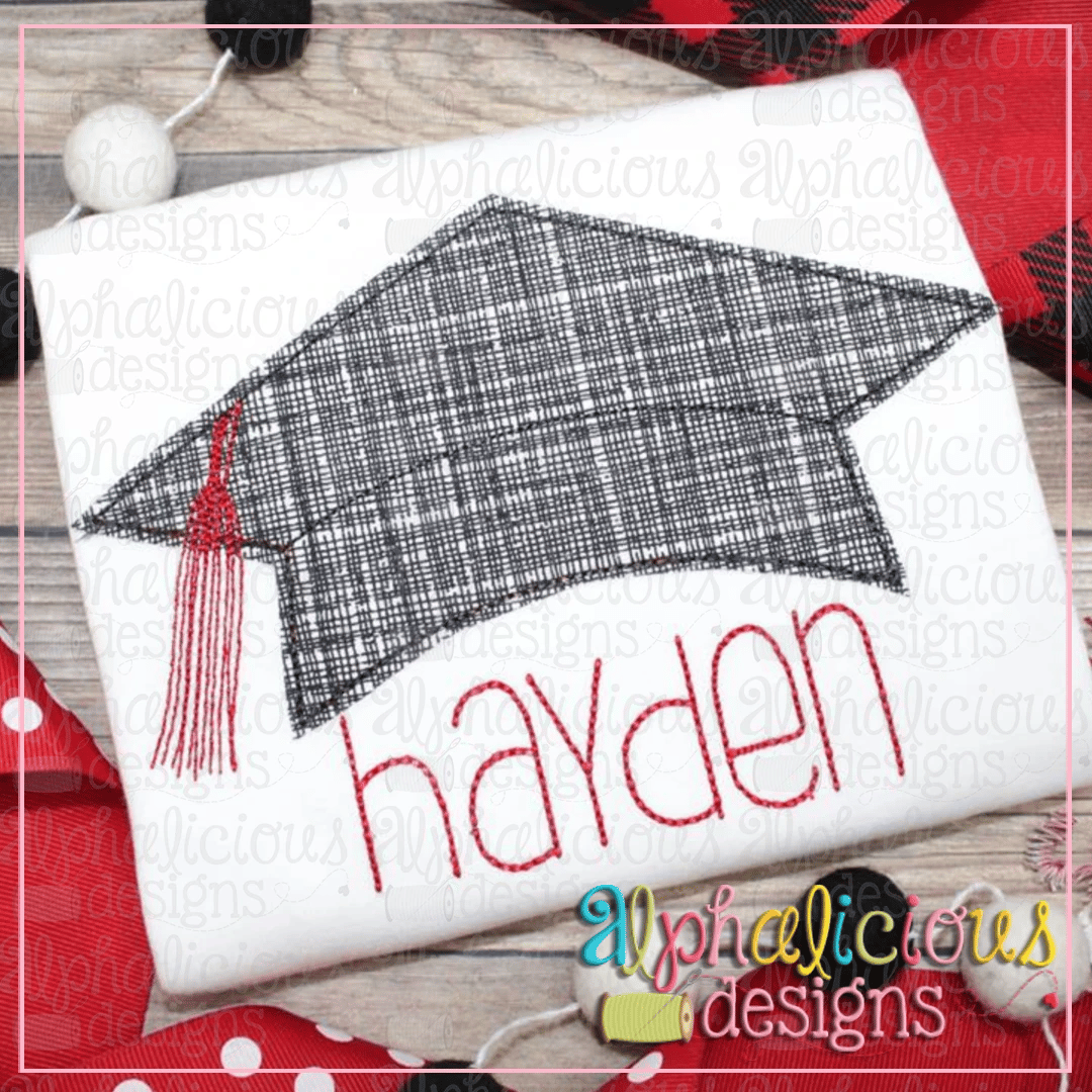 Graduation Hat with Tassel-Triple Bean