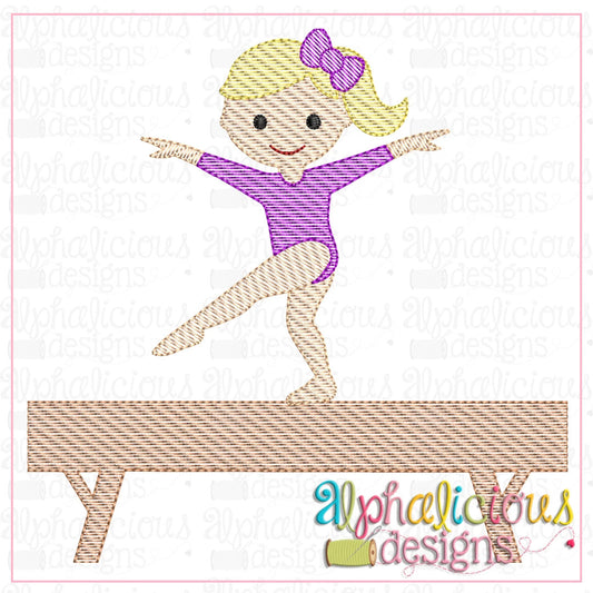 Gymnast 3-Sketch