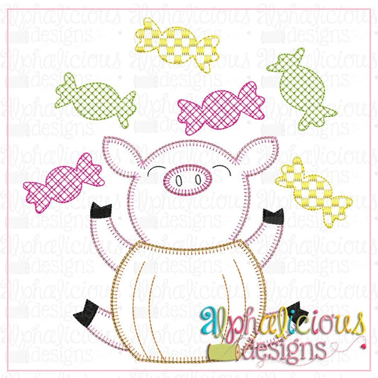 Halloween Pig-Blanket