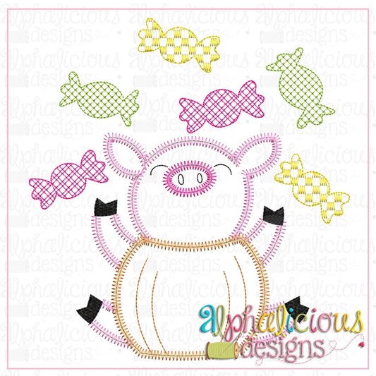 Halloween Pig-ZigZag