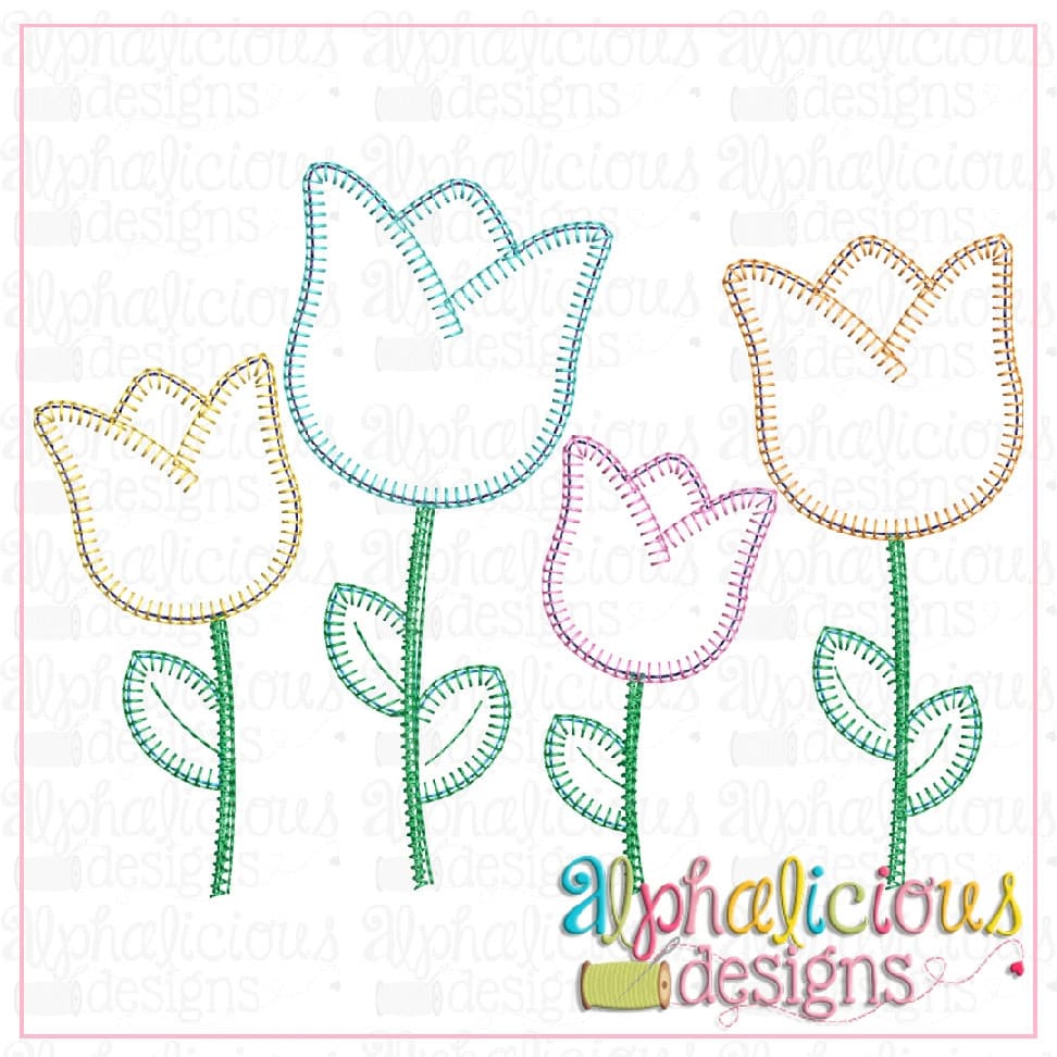 Happy Tulips-Blanket