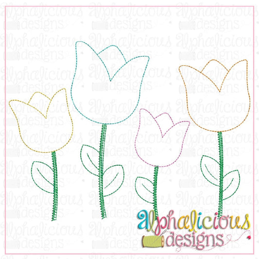 Happy Tulips-Triple Bean