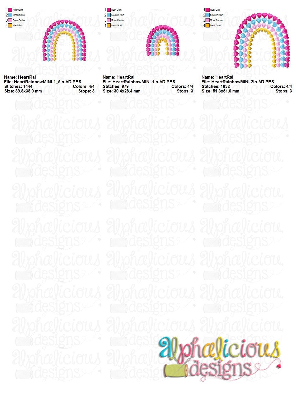 Heart Rainbow MINI - Exclusive