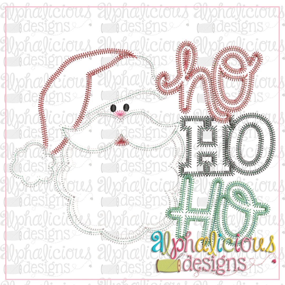 Ho Ho Ho Santa-Zig Zag