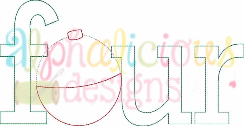 Fishing Bobber Four-Triple Bean