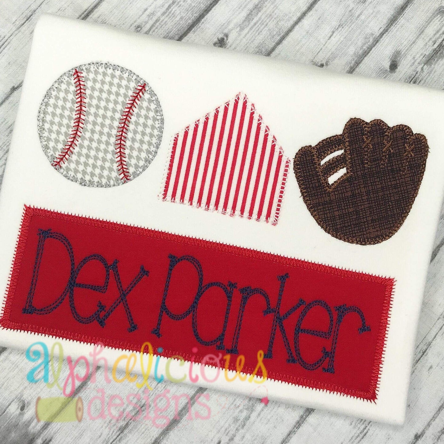 Baseball-Base-Glove Three In A Row-Blanket