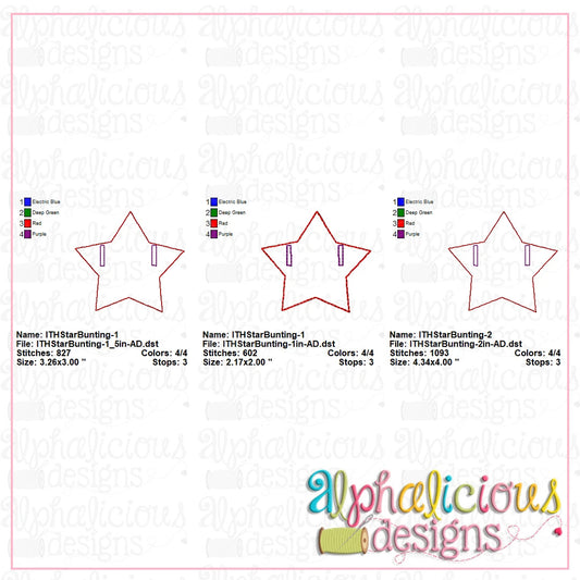 Star Bunting-In-the-Hoop