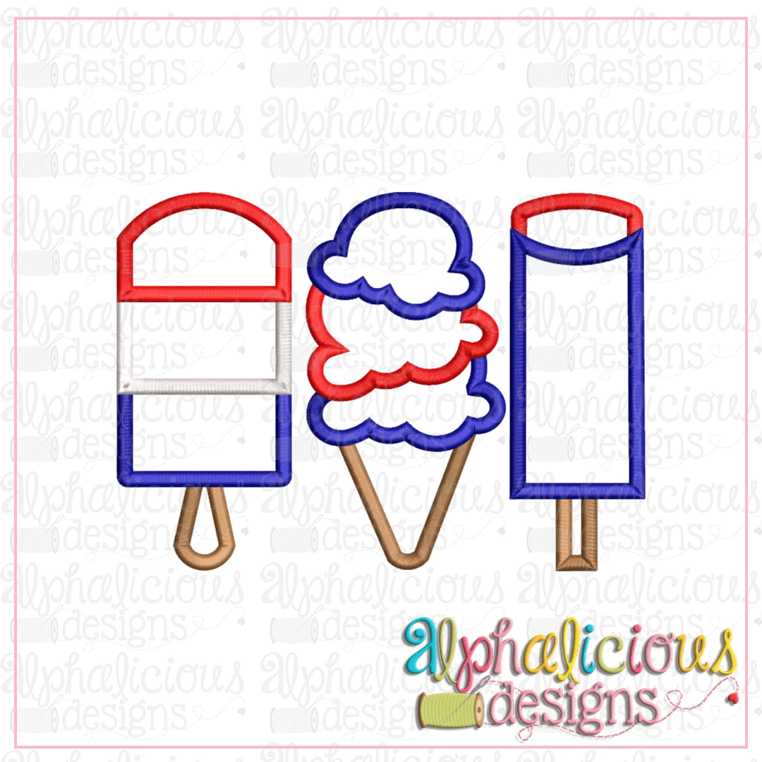 Ice Cream Three In A Row-Satin