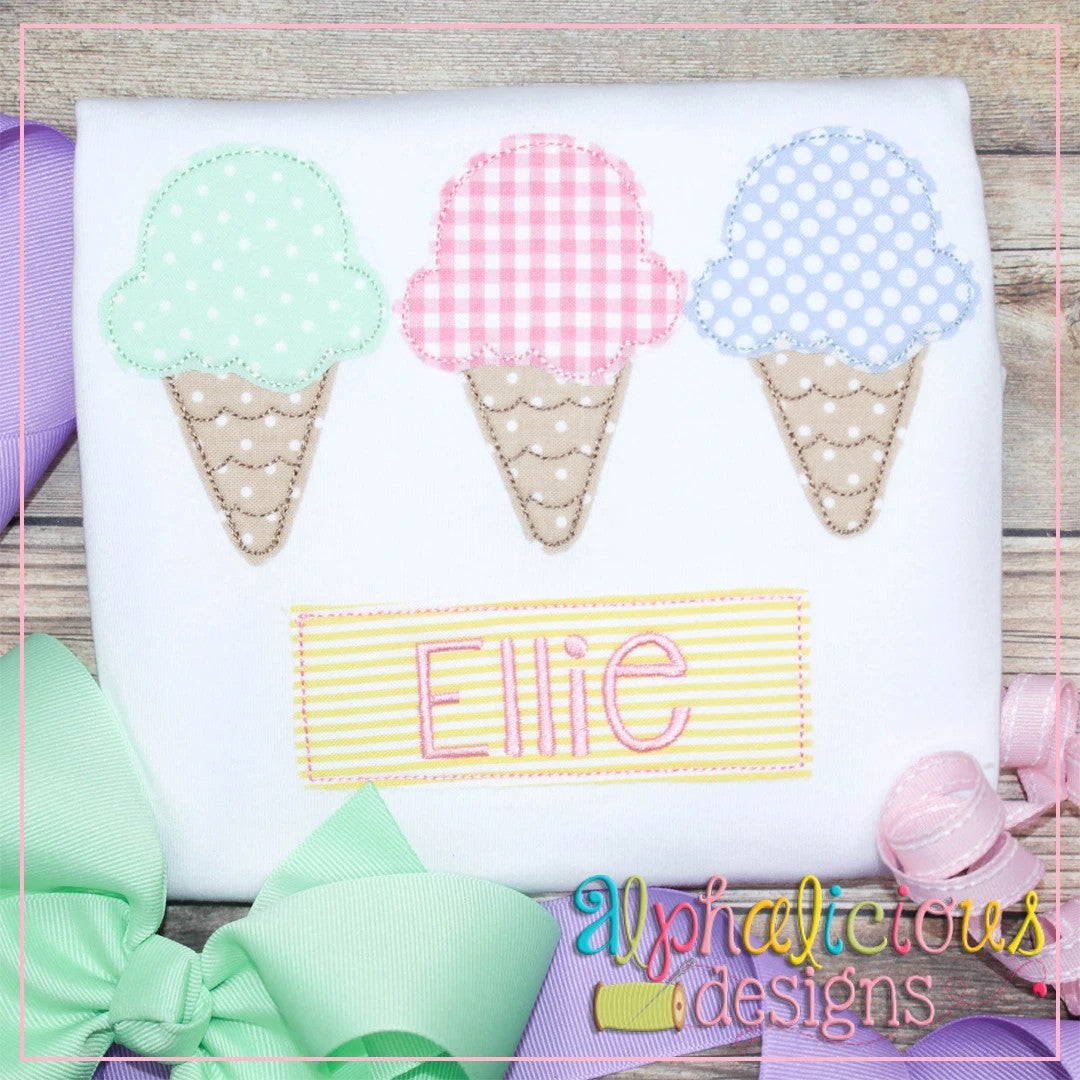 Ice Cream Trio-Triple Bean