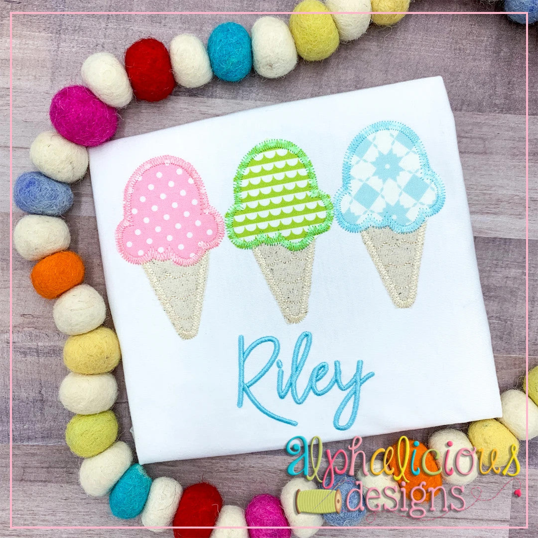 Ice Cream Trio-ZigZag