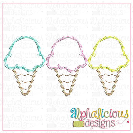 Ice Cream Trio-ZigZag