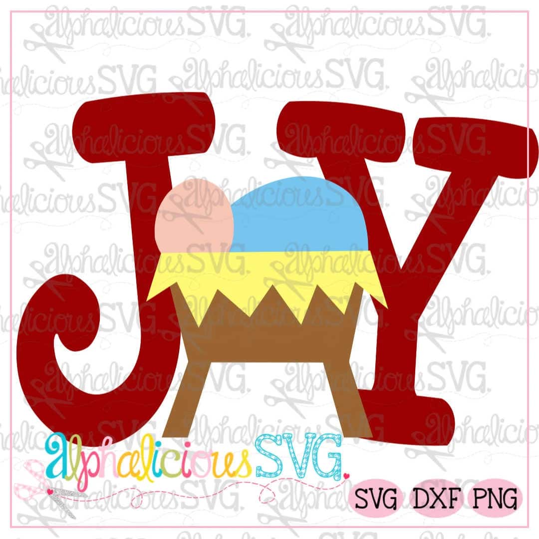 JOY Nativity- SVG