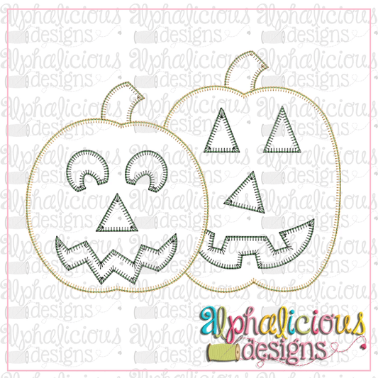 Jack-O-Lantern Pair- Blanket