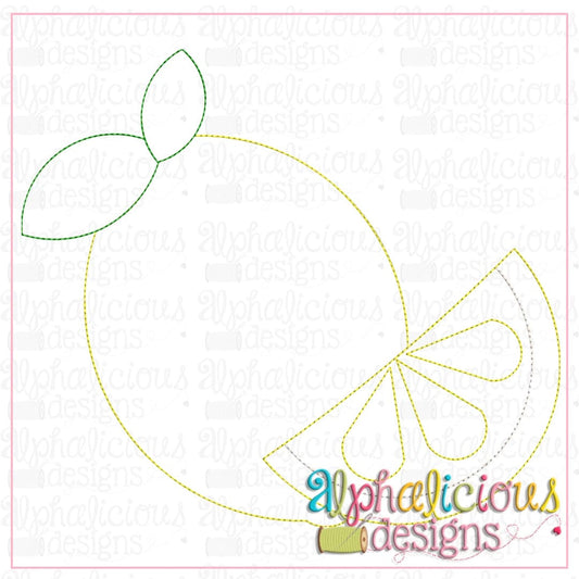 Lemon with Slice-Triple Bean