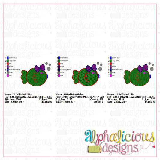 Little Fish with Bow-MINI-Fill