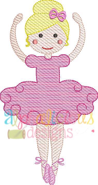 Little Lady Ballerina-Sketch