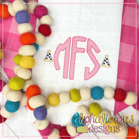 Modern Circle Monogram Font