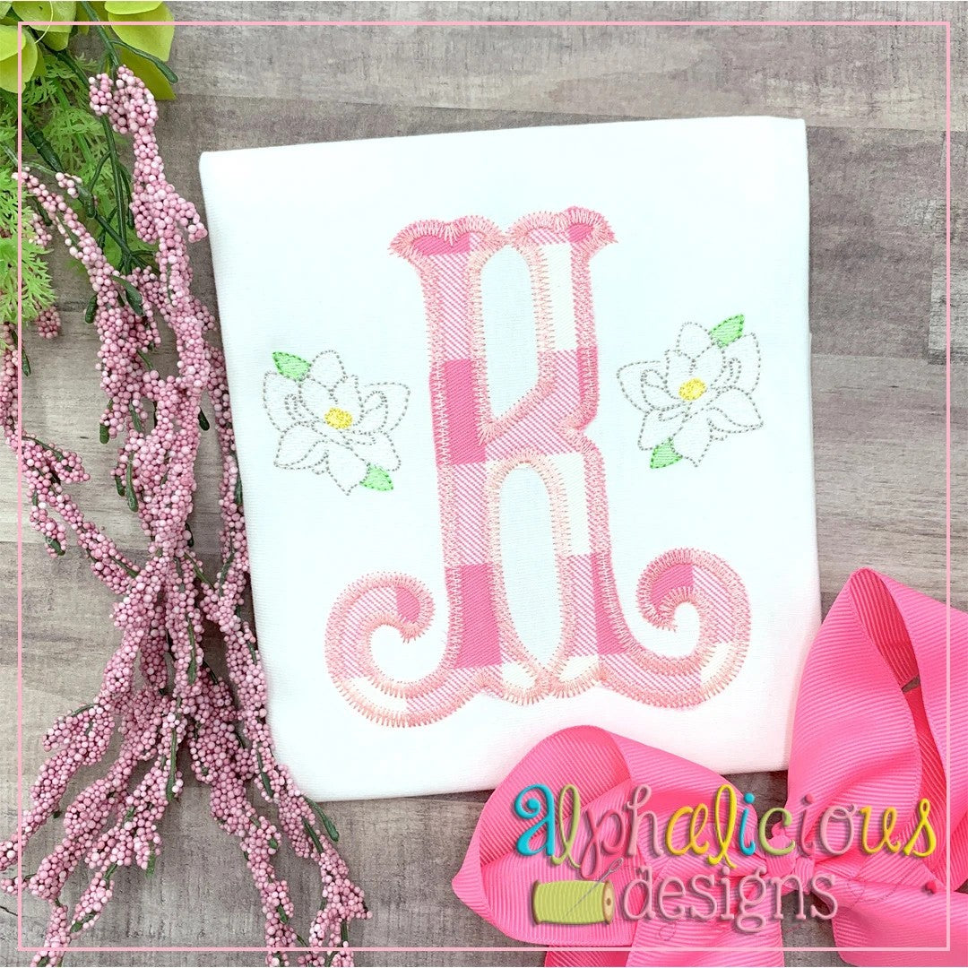 Arabesque Applique Monogram Font-ZigZag