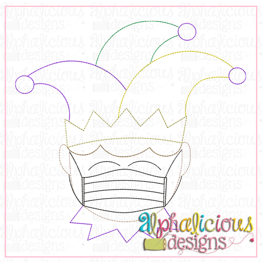 Masked Jester Boy- Triple Bean