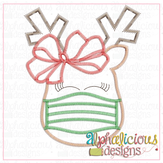 Masked Reindeer with Bow - ZigZag